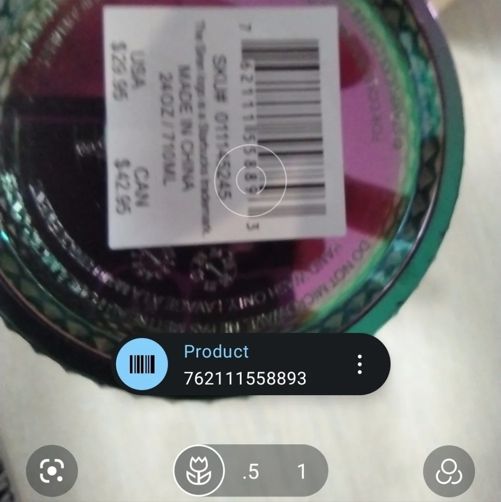 Starbucks Limited Edition Studded Oil Slick Rainbow Iridescent Tumbler 24 OZ